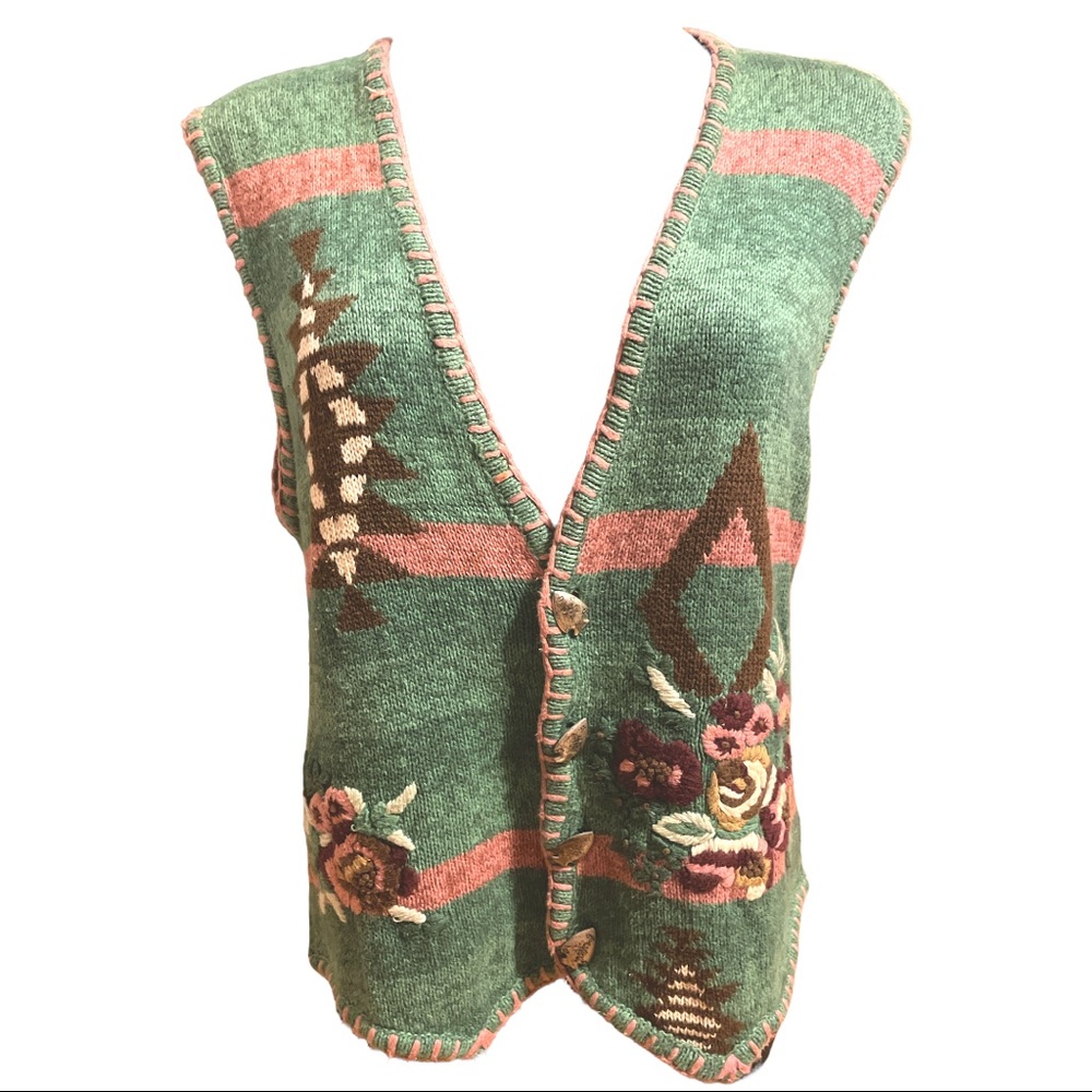 Vintage Southwestern Sweater Vest